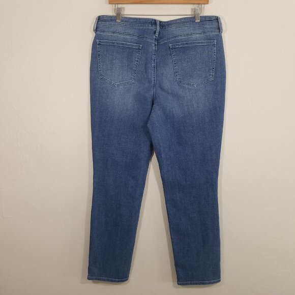 NYDJ LiftxTuck Technology Stretch Jeans Blue Size 14 - Picture 5 of 7